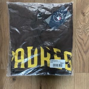 Padres Jersey Mucle Hood Brown